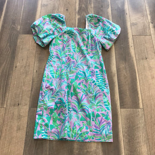 PURPLE IRIS CHASE DRESS- NWT