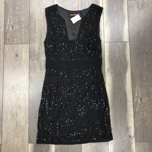 BLK SEQ DRESS