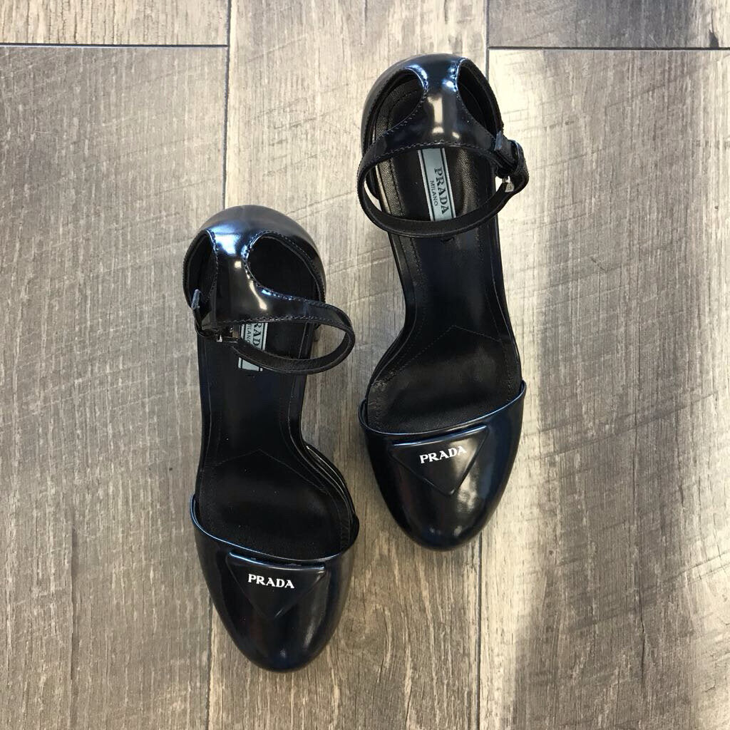 BLACK SPAZZOLATO SHOE