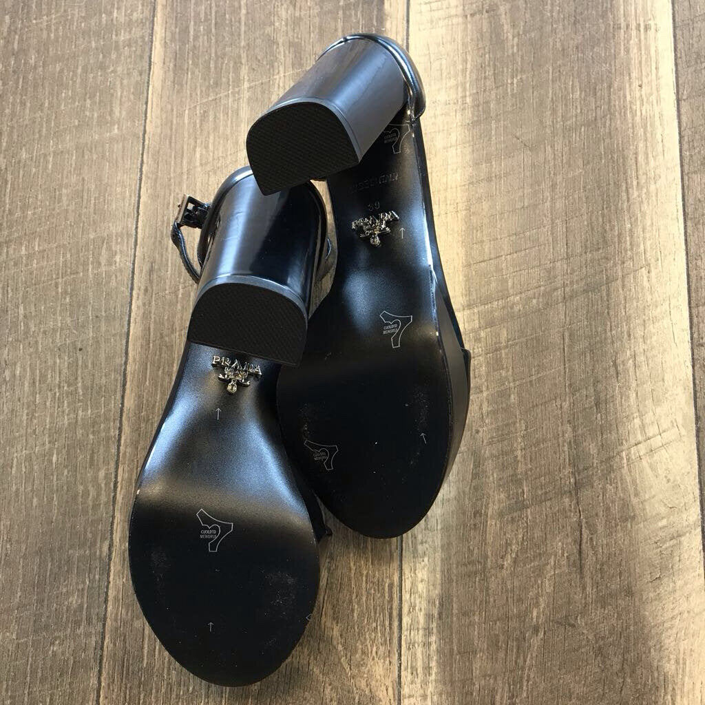 BLACK SPAZZOLATO SHOE