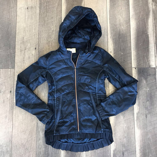 NAVY CAMO JACKET