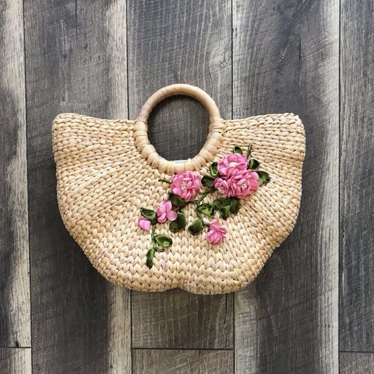 FLORAL BAKSET PURSE