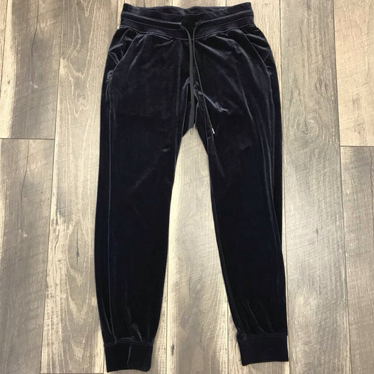 BLK VELOUR JOGGER