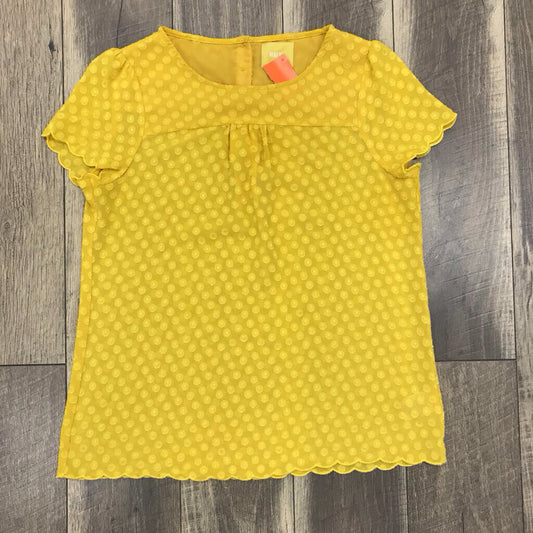 YELLOW DOT S/S BLOUSE