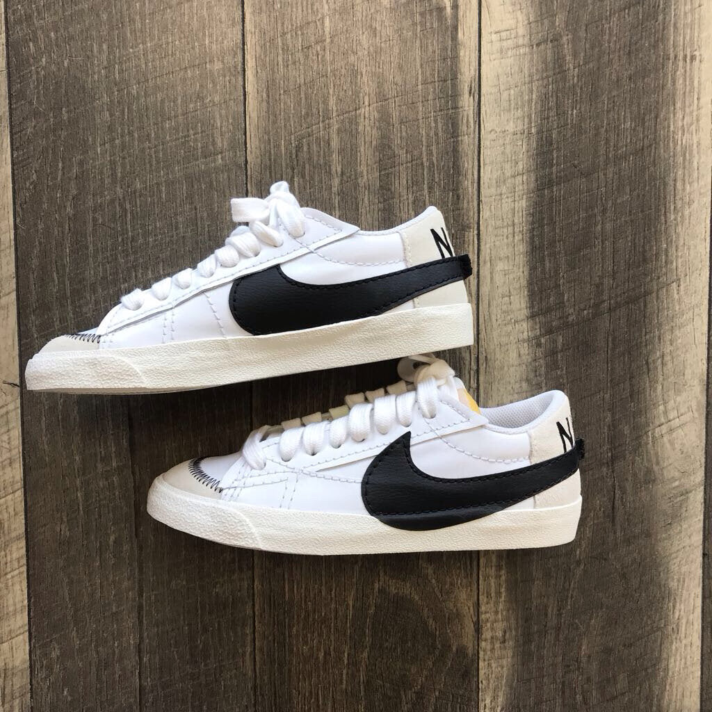 WHITE BLK LOW 77 JUMBO SNEAKER