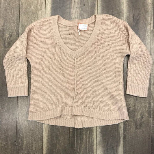 TAN WIDE SWEATER