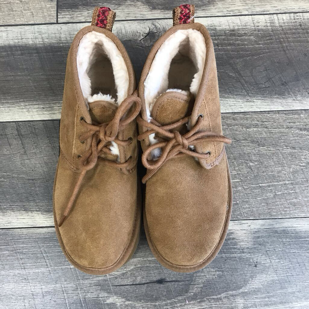 CHESTNUT NEUMEL HERITAGE PLATFORM BOOTS