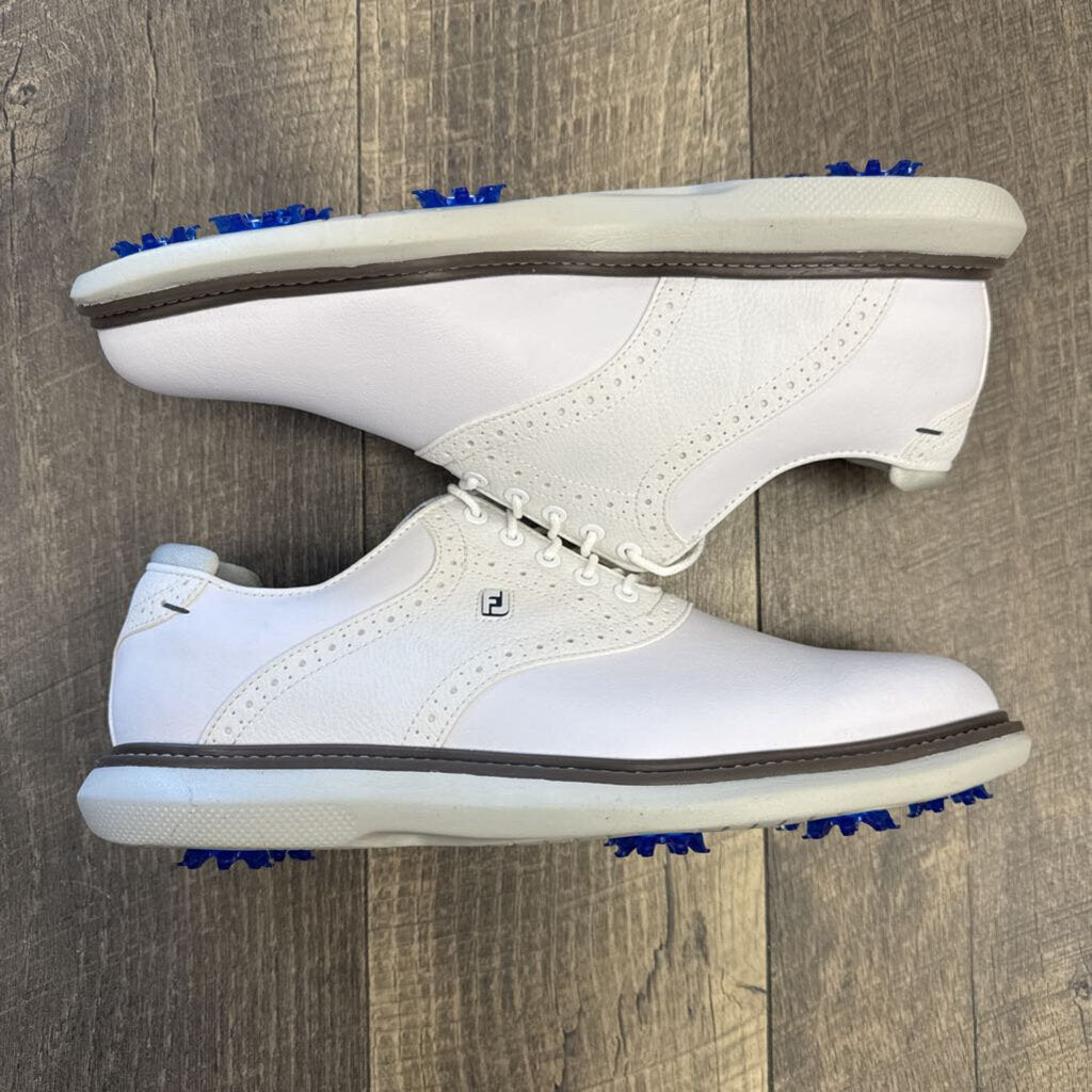 MENS WHITE GOLF SHOE-NWT