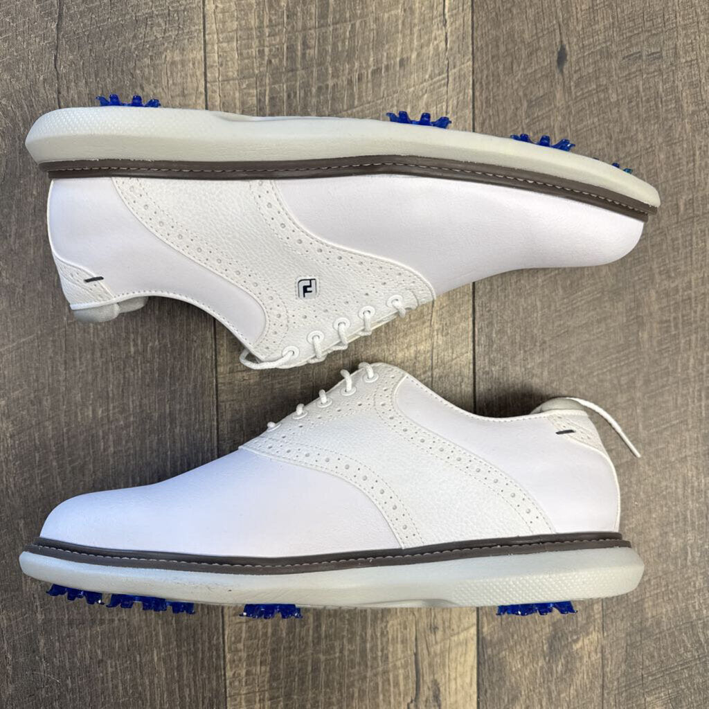 MENS WHITE GOLF SHOE-NWT