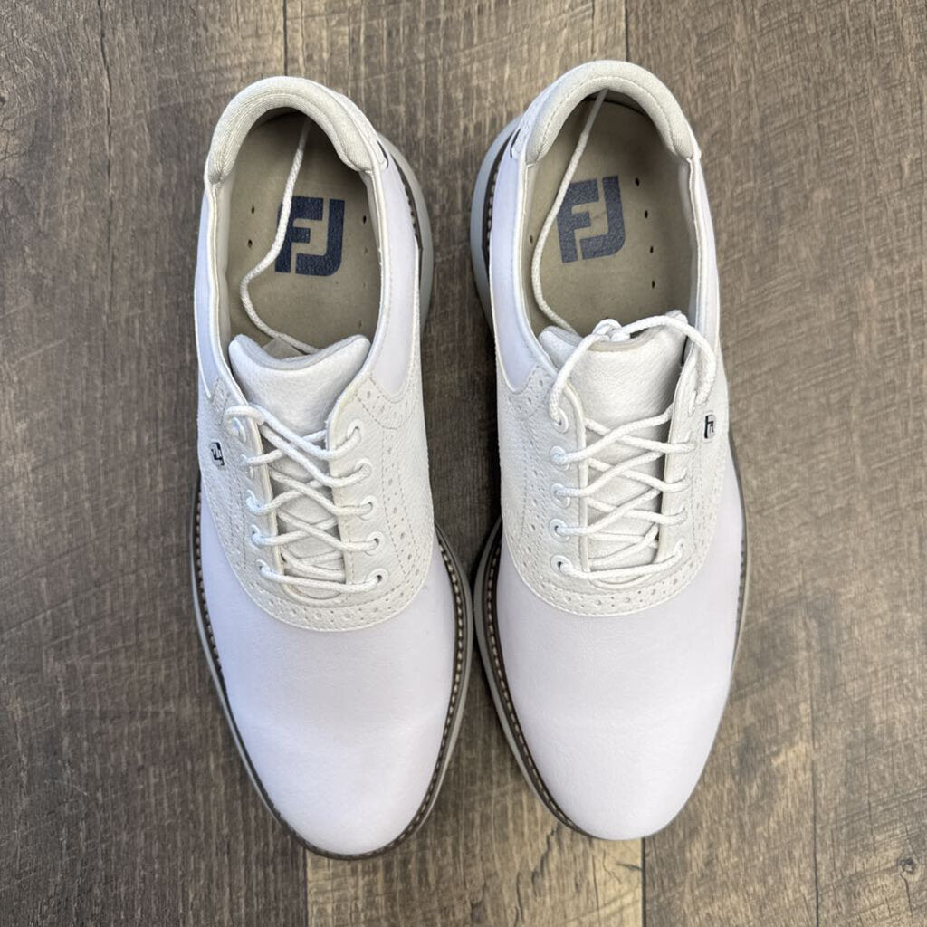 MENS WHITE GOLF SHOE-NWT