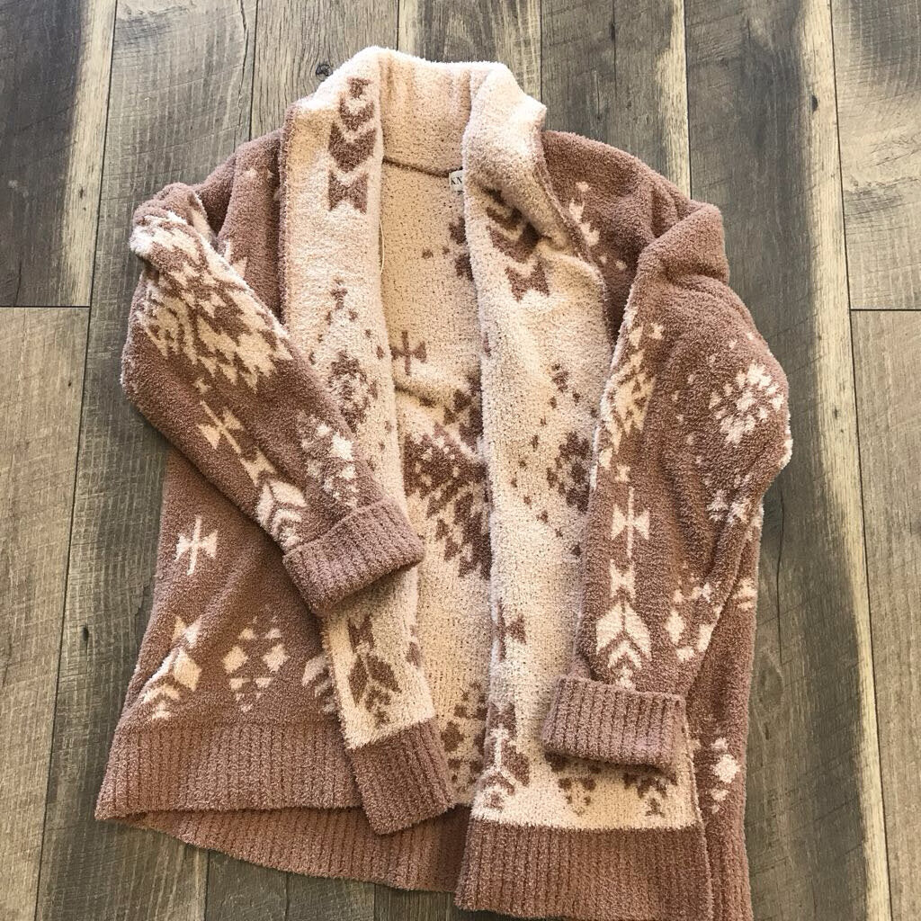 TAN AZTEC CARDIGAN