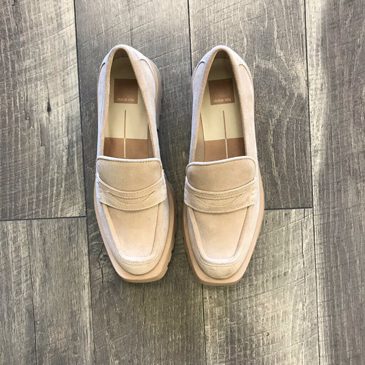 TAN SUEDE LOAFERS