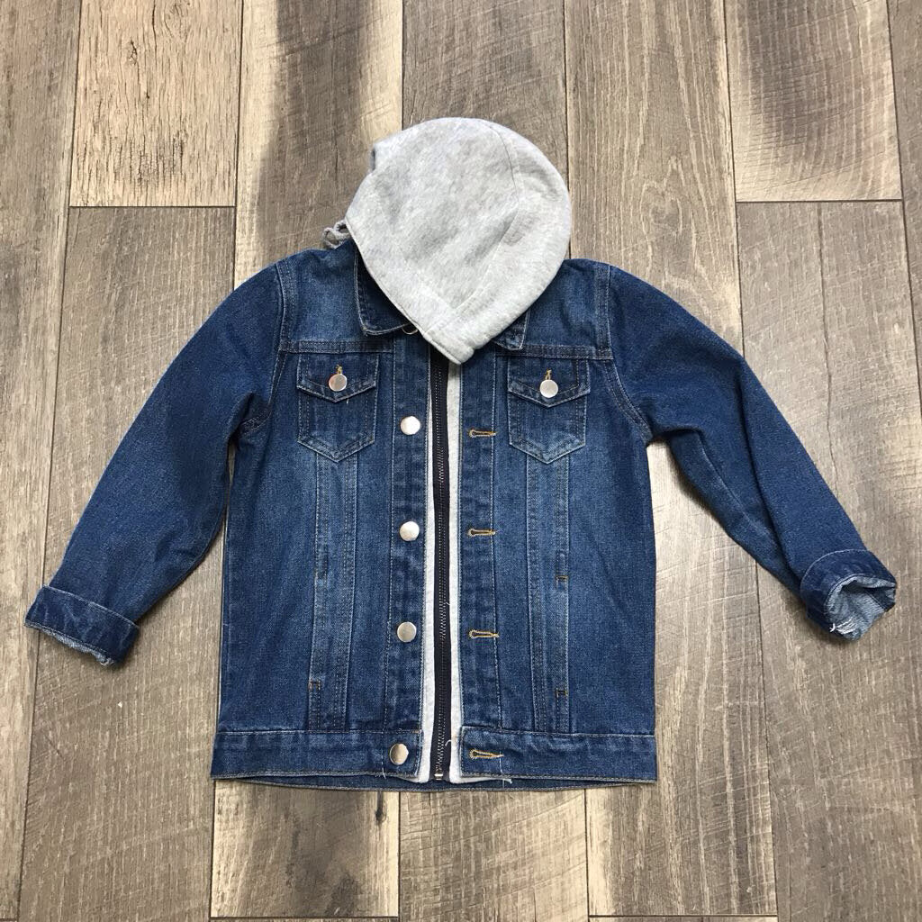 LAYERED LOOK JEAN JACKET