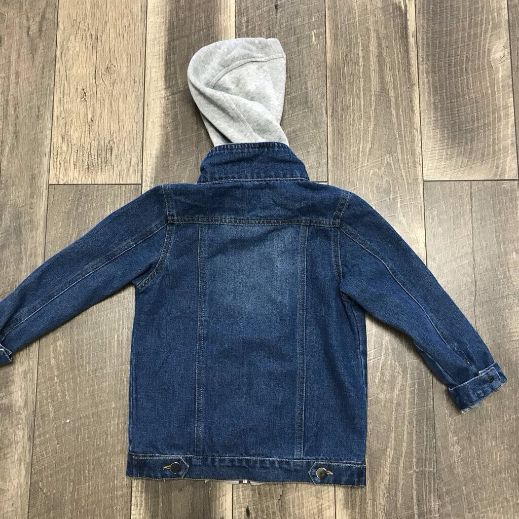 LAYERED LOOK JEAN JACKET