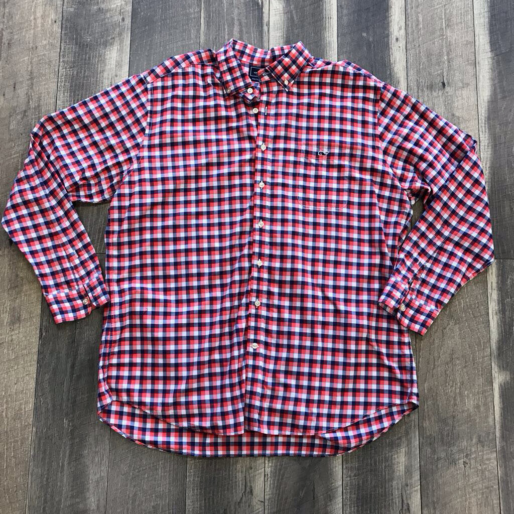 RED/NAVY TUCKER SHIRT