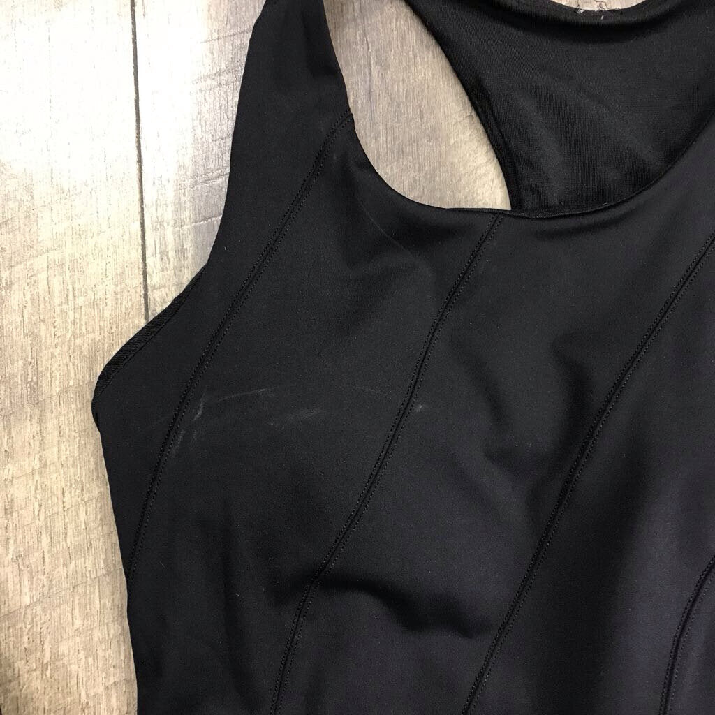 BLK COURT CRUSH DRESS-NWT