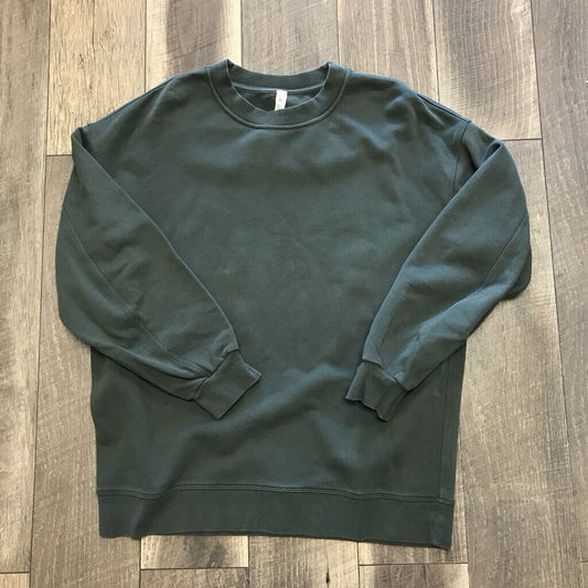 GREEN CREW NECK