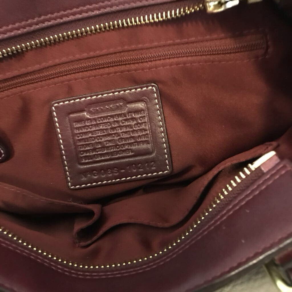 CREAM PEBBLED HAMPTONS PURSE
