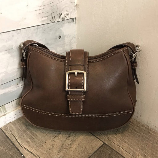 VINTAGE BROWN HAMPTONS HOBO BAG
