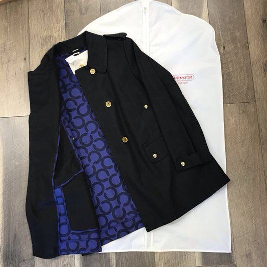 VINTAGE NAVY COAT-NWT