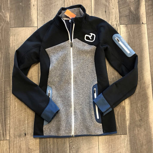 BLK/GREY FLEECE JACKET