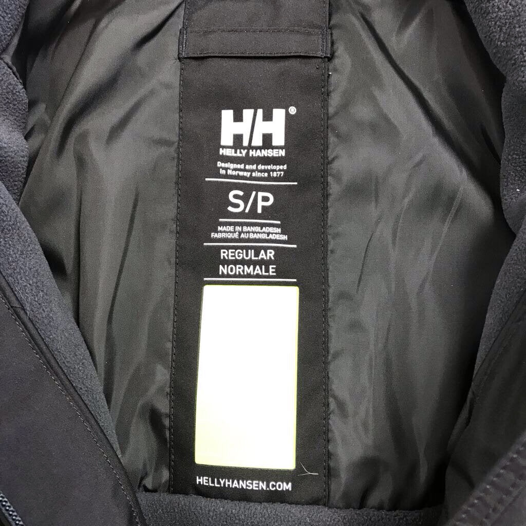 BLACK MID LAYER SKI JACKET