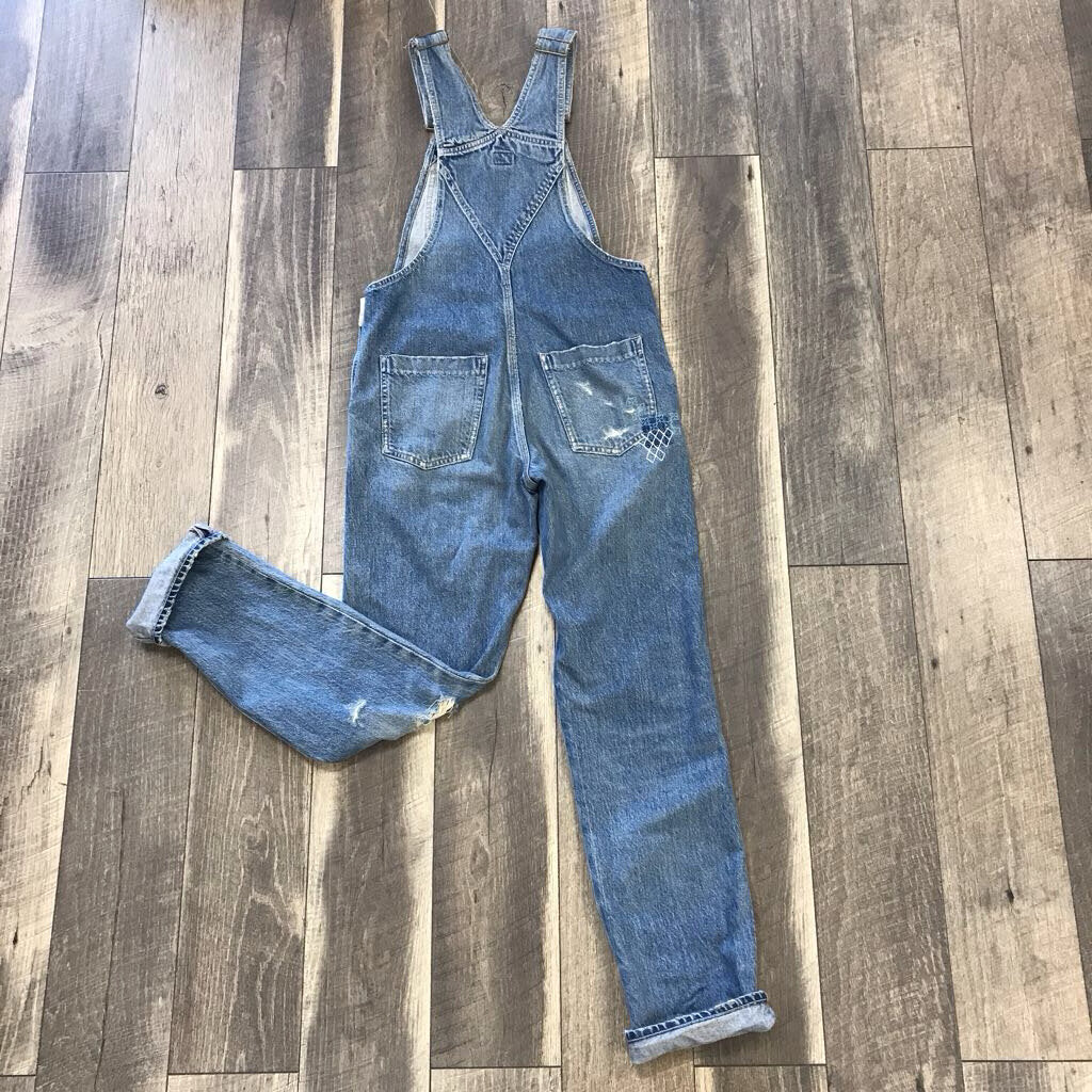 PATCHED DENIM OVERALL