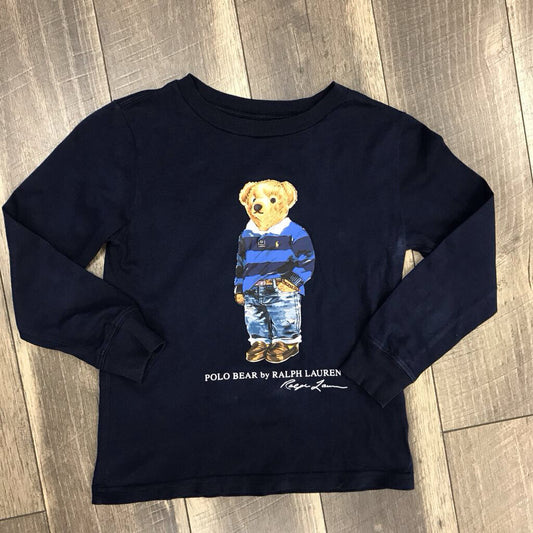 NAVY COLLECTOR BEAR LS