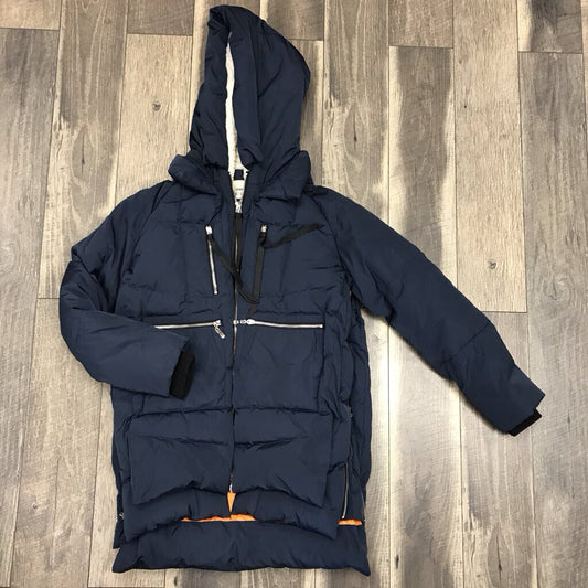 NAVY MOM COAT
