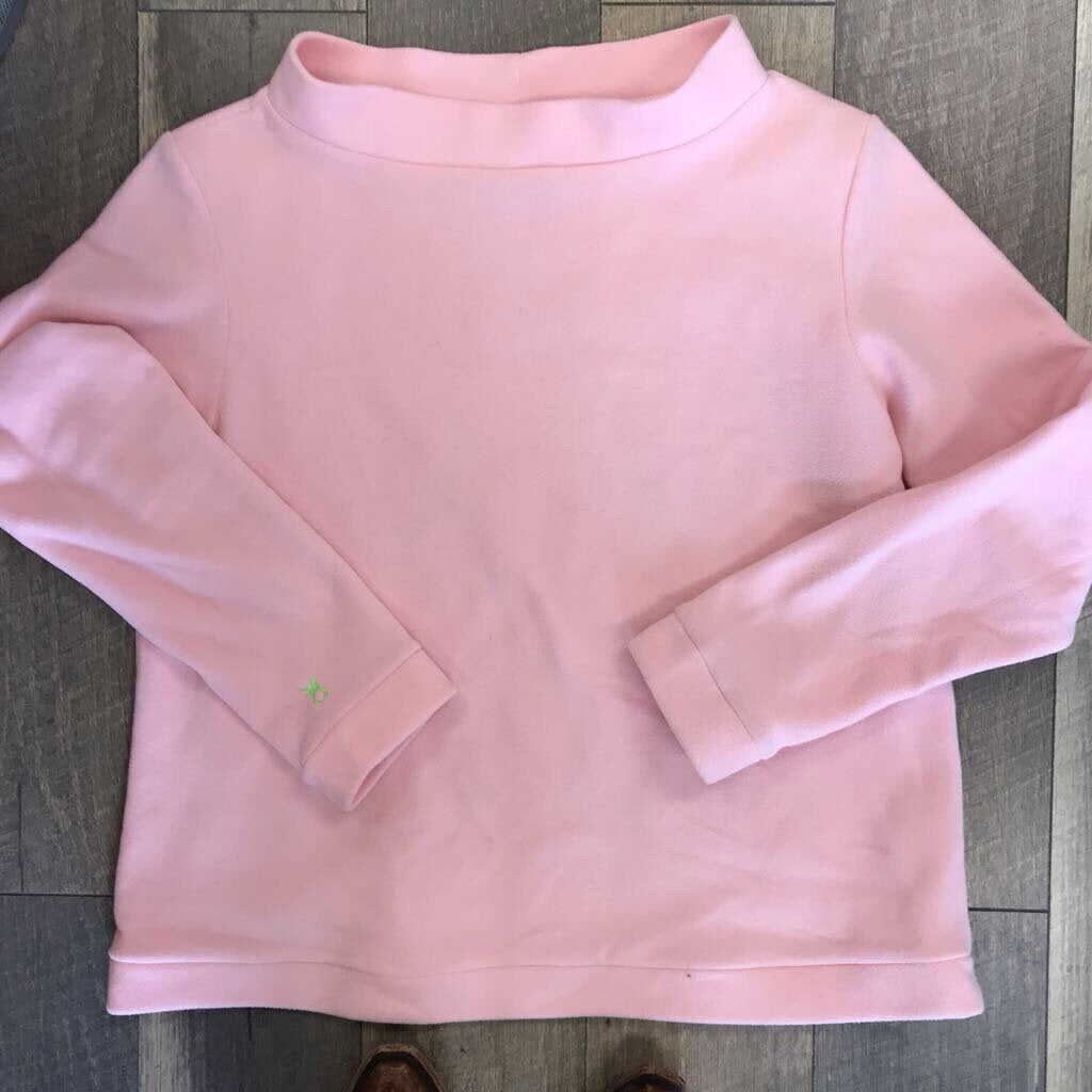 PINK MOCK NECK FLEECE