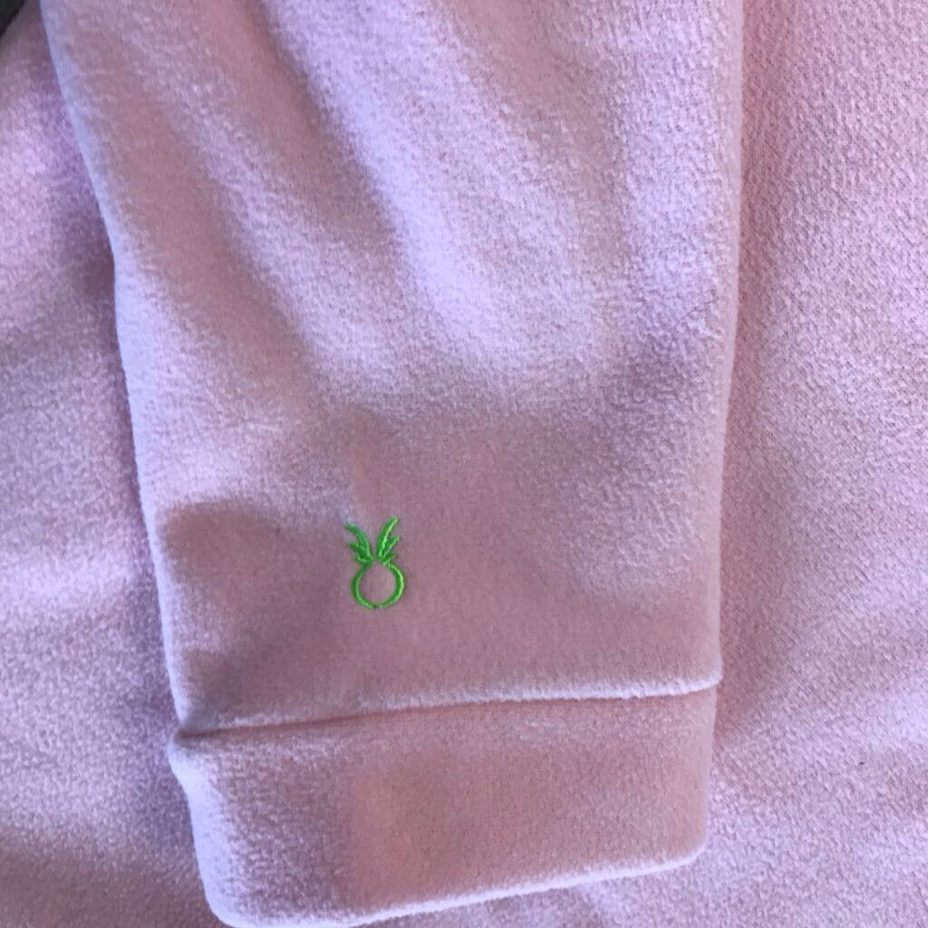 PINK MOCK NECK FLEECE