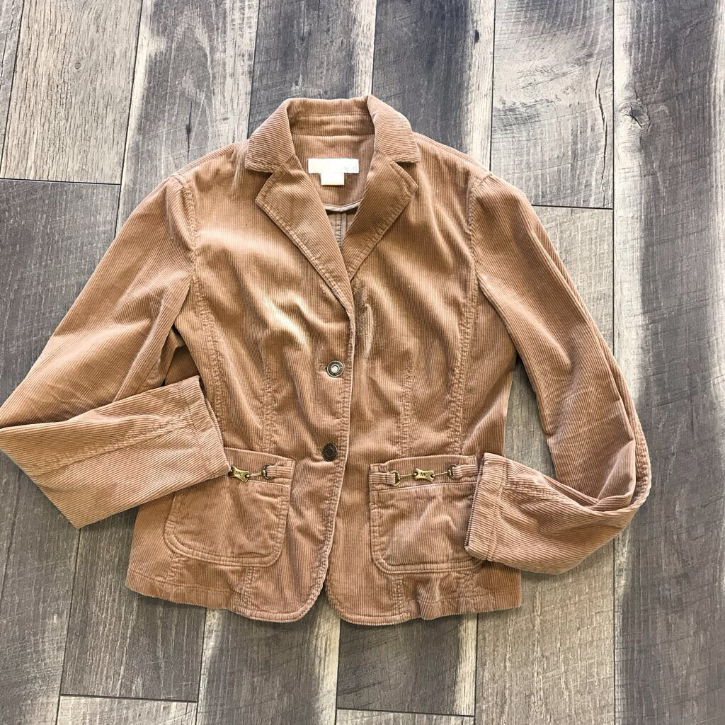 TAN CORDUROY BLAZER