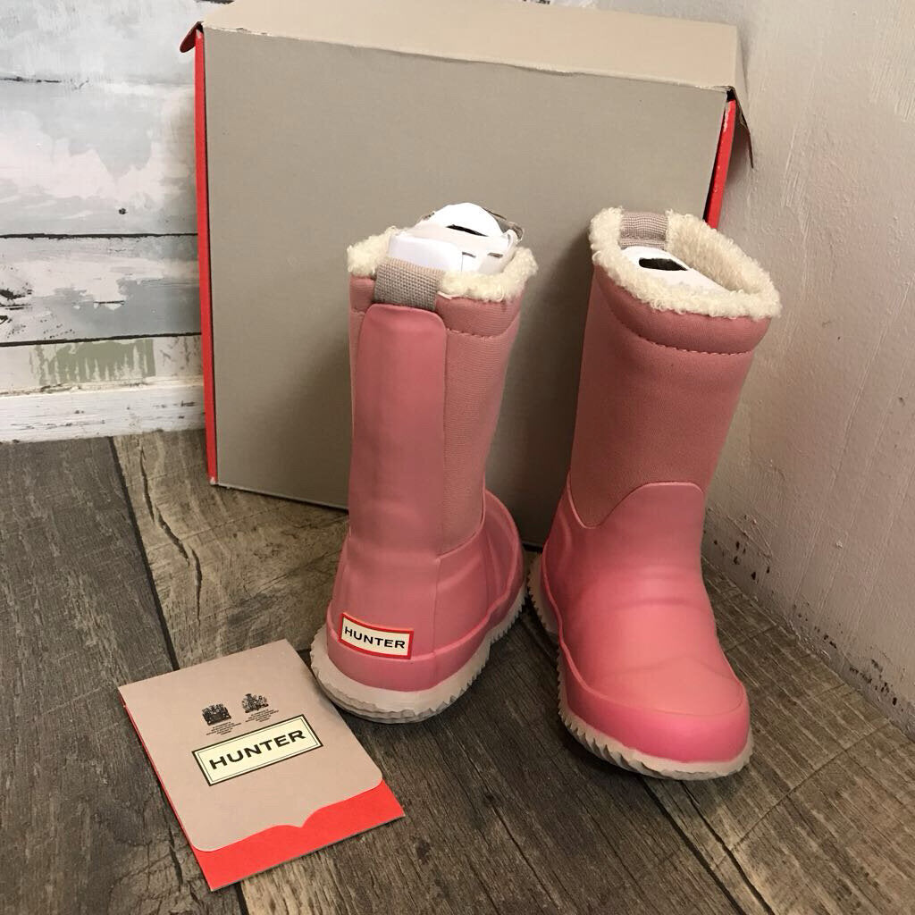PINK ORIGINAL KIDS SHERPA BOOTS-NEW