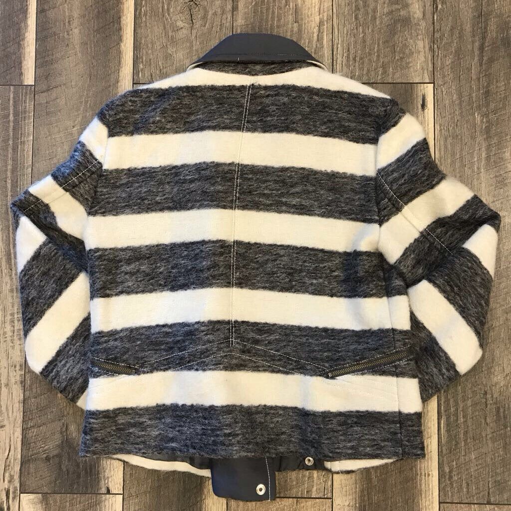 STRIPE WOOL JACKET