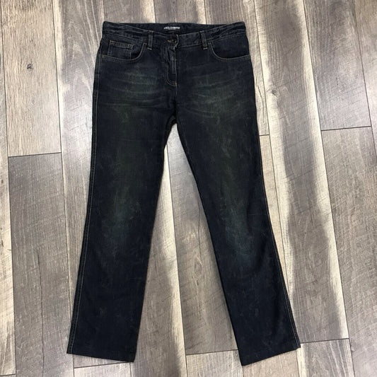 DARK WASH WOMS STRAIGHT LEG