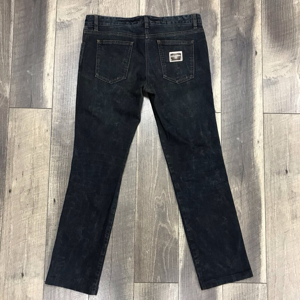 DARK WASH WOMS STRAIGHT LEG