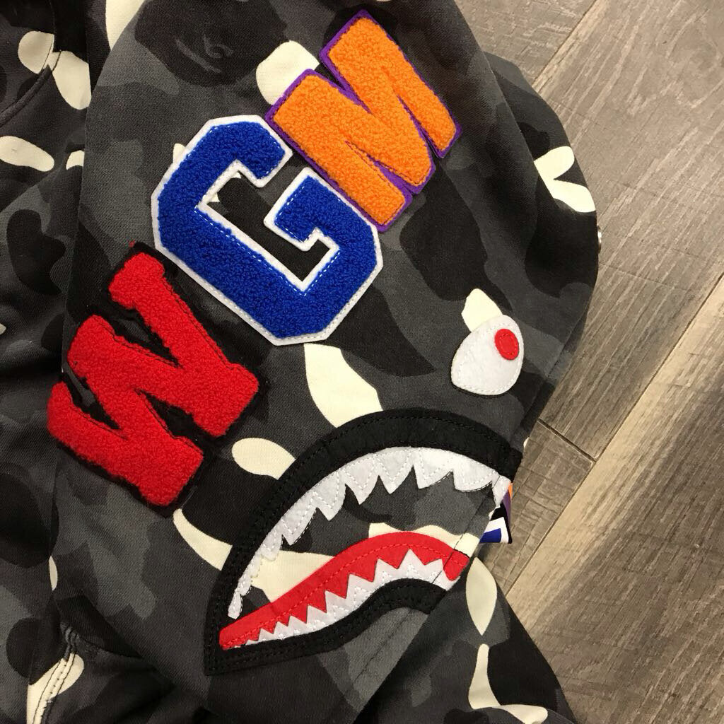 GLOW IN THE DARK SHARK HOODIE