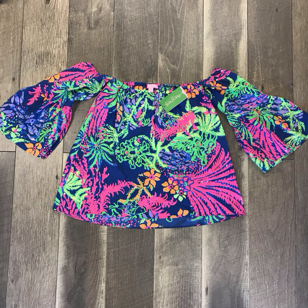 ALL A GLOW SANILLA SILK TOP-NWT