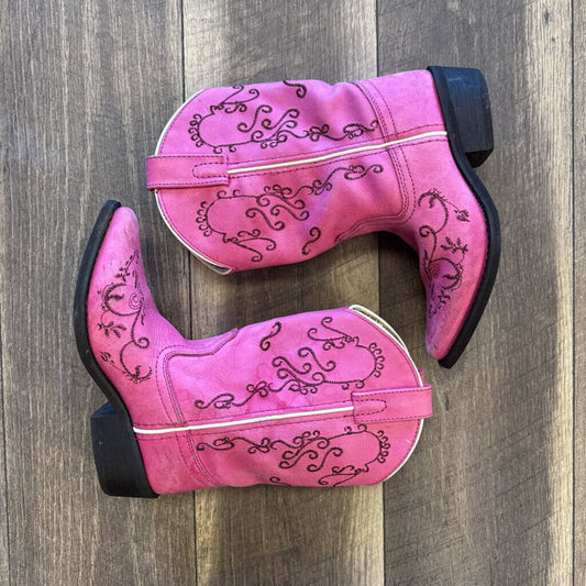PINK COWGIRL BOOT- AS IS