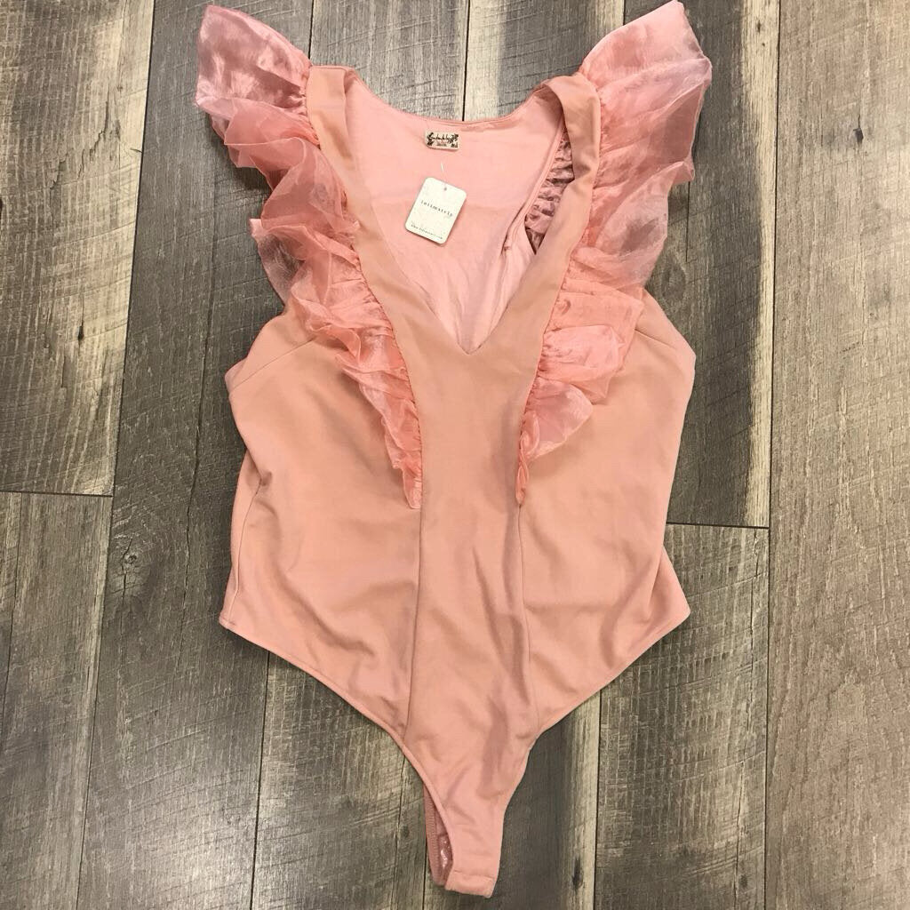 PINK TULLE BOSYSUIT-NWT