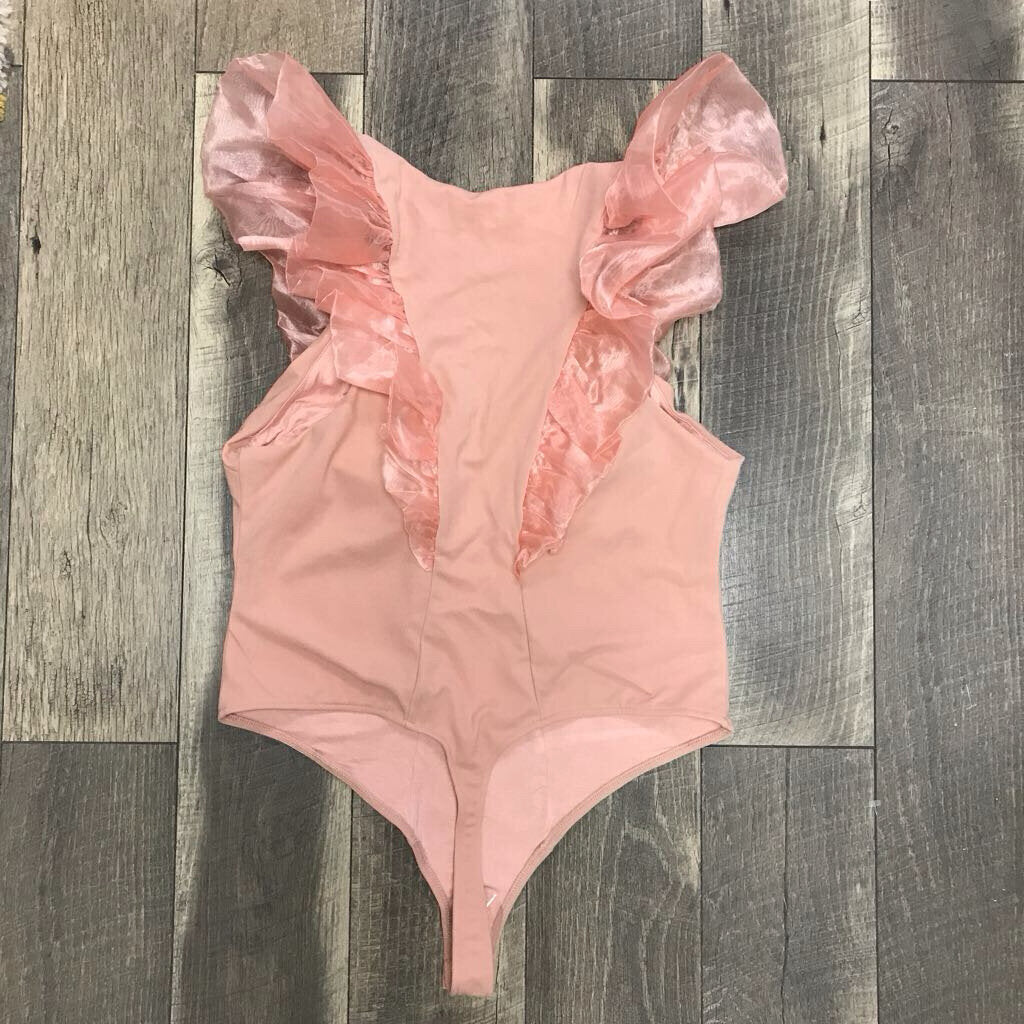 PINK TULLE BOSYSUIT-NWT