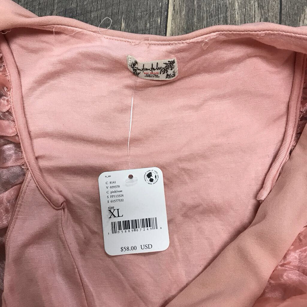 PINK TULLE BOSYSUIT-NWT