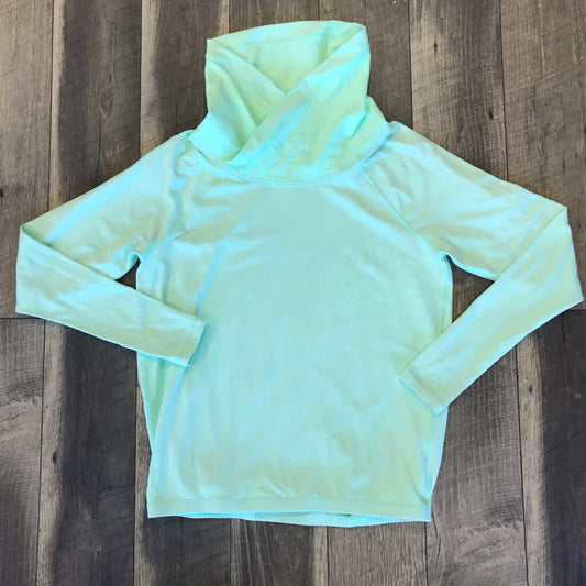 NEON GREEN MOCK NECK