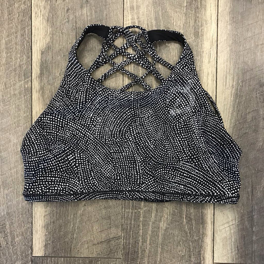 BLK SPECKLED SPORTS BRA