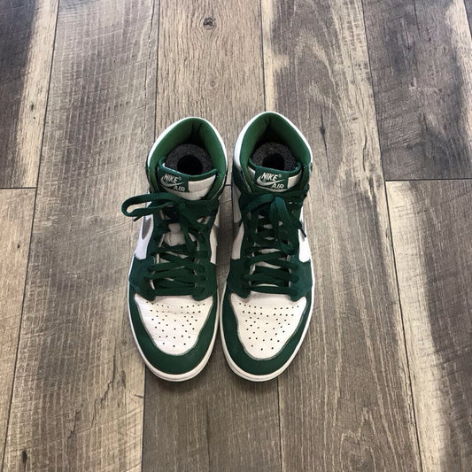 AIR JORDAN 1 RETRO HI TOP GREEN/SILVER