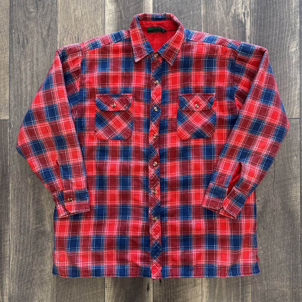 RED LINED FLANNEL