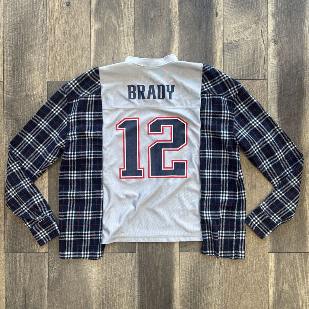 GRAY BRADY JERSEY UPCYCLE