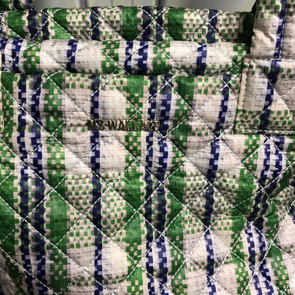 SPRING PLAID DELUXE MEDIUM METRO TOTE