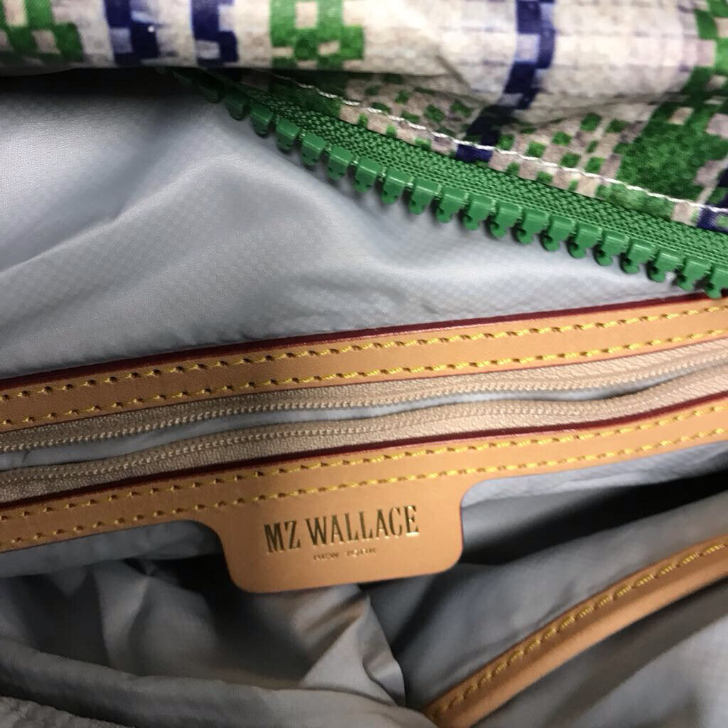 SPRING PLAID DELUXE MEDIUM METRO TOTE