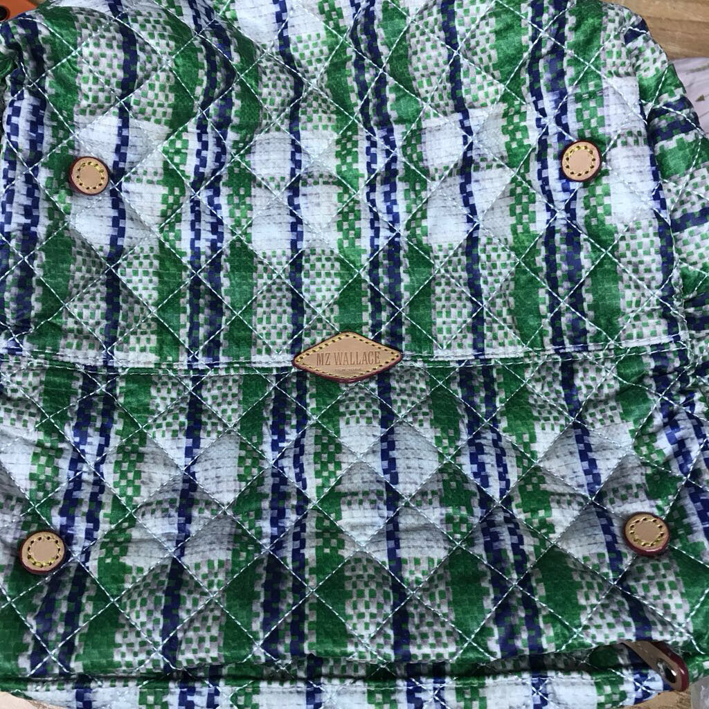 SPRING PLAID DELUXE MEDIUM METRO TOTE